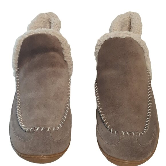 Blondo Serene Waterproof Leather Whipstitch Moccasin Slipper Bootie 9M - Picture 2 of 9